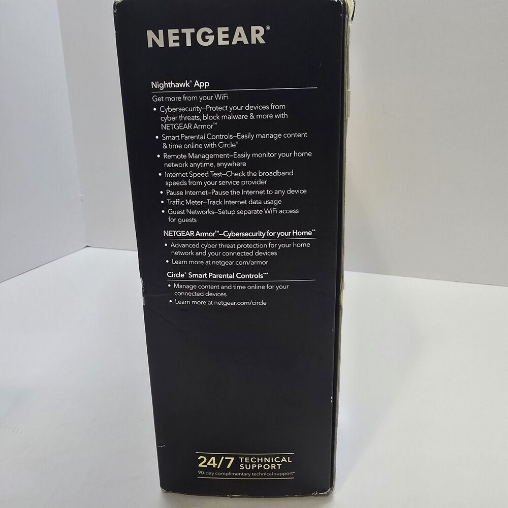Netgear Nighthawk AC1750 Smart Dual Band WiFi Router Model# R6700-100NAS NIB - Picture 3 of 3